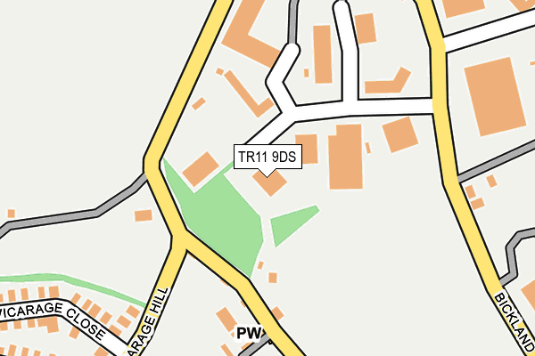 TR11 9DS map - OS OpenMap – Local (Ordnance Survey)