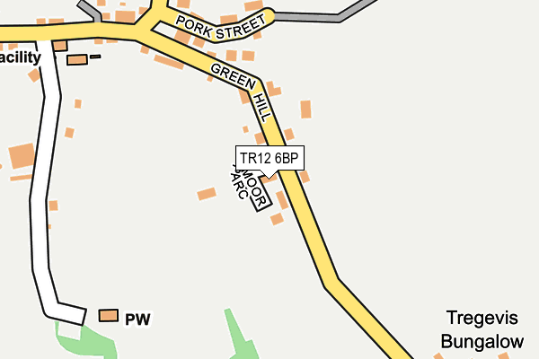 TR12 6BP map - OS OpenMap – Local (Ordnance Survey)