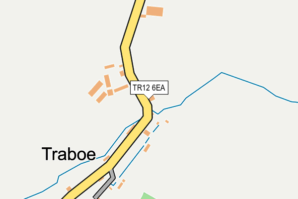 TR12 6EA map - OS OpenMap – Local (Ordnance Survey)