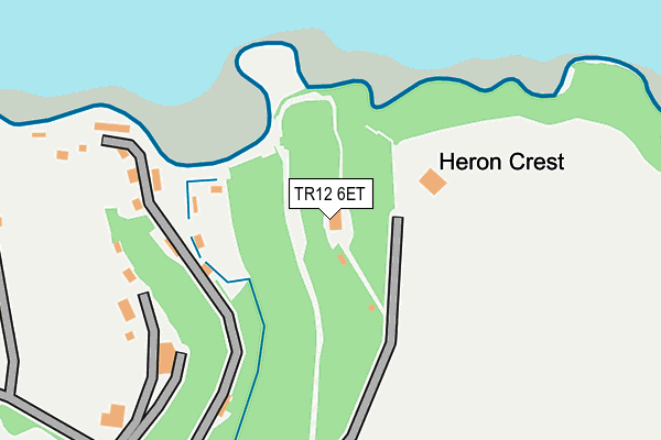 TR12 6ET map - OS OpenMap – Local (Ordnance Survey)