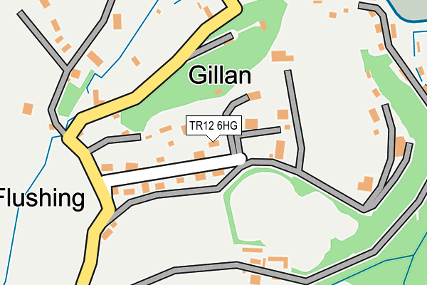 TR12 6HG map - OS OpenMap – Local (Ordnance Survey)