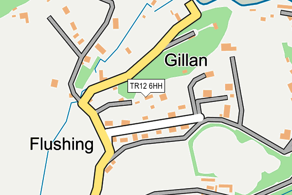 TR12 6HH map - OS OpenMap – Local (Ordnance Survey)