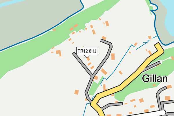 TR12 6HJ map - OS OpenMap – Local (Ordnance Survey)