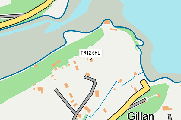 TR12 6HL map - OS OpenMap – Local (Ordnance Survey)