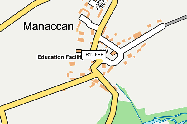 TR12 6HR map - OS OpenMap – Local (Ordnance Survey)