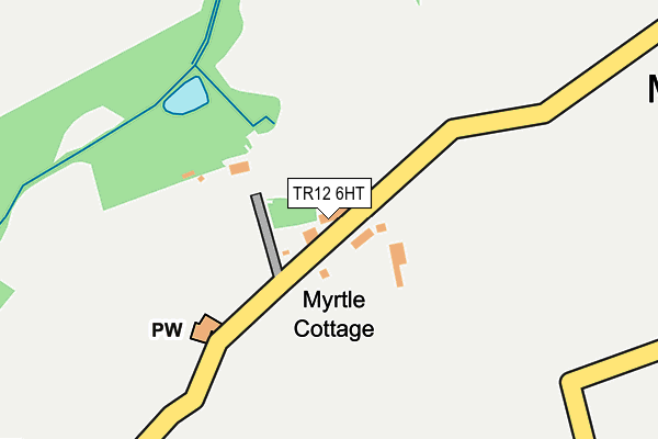 TR12 6HT map - OS OpenMap – Local (Ordnance Survey)