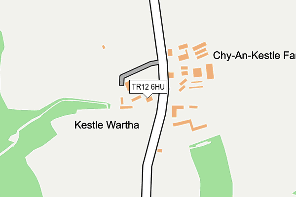 TR12 6HU map - OS OpenMap – Local (Ordnance Survey)