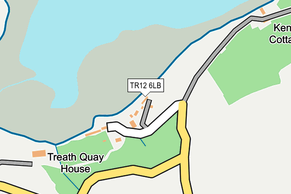 TR12 6LB map - OS OpenMap – Local (Ordnance Survey)