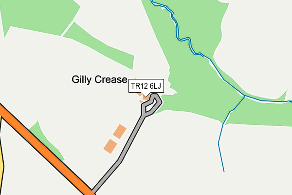 TR12 6LJ map - OS OpenMap – Local (Ordnance Survey)