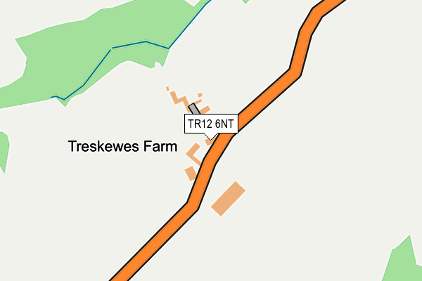 TR12 6NT map - OS OpenMap – Local (Ordnance Survey)