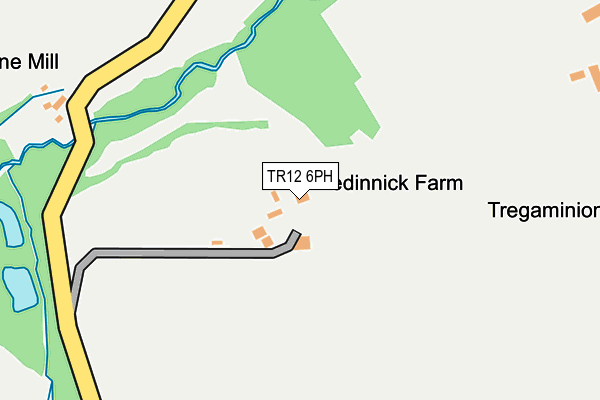 TR12 6PH map - OS OpenMap – Local (Ordnance Survey)