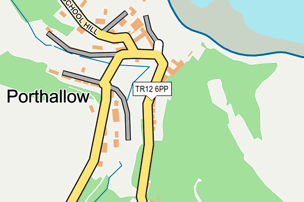 TR12 6PP map - OS OpenMap – Local (Ordnance Survey)