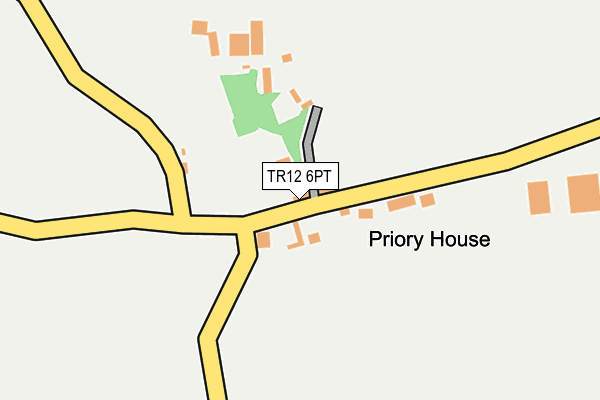 TR12 6PT map - OS OpenMap – Local (Ordnance Survey)
