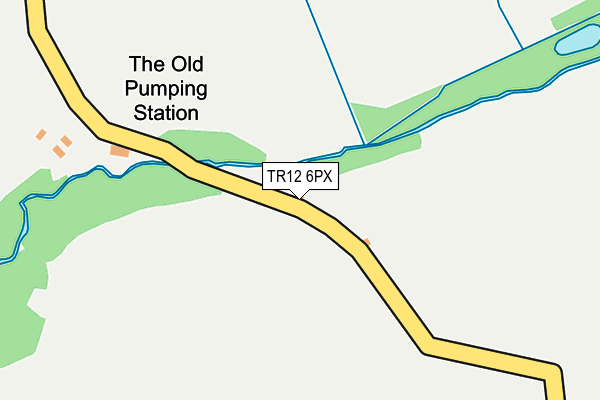 TR12 6PX map - OS OpenMap – Local (Ordnance Survey)