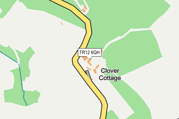 TR12 6QH map - OS OpenMap – Local (Ordnance Survey)