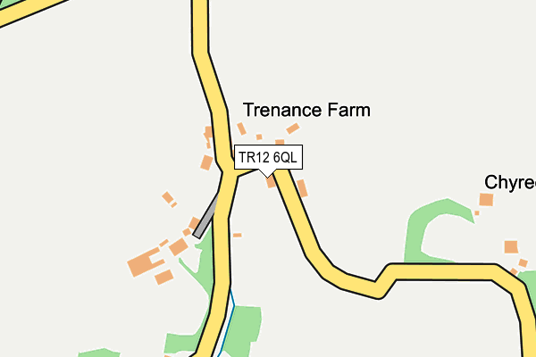 TR12 6QL map - OS OpenMap – Local (Ordnance Survey)