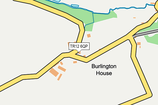TR12 6QP map - OS OpenMap – Local (Ordnance Survey)