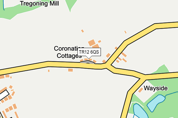 TR12 6QS map - OS OpenMap – Local (Ordnance Survey)