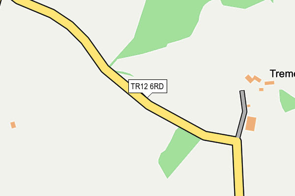 TR12 6RD map - OS OpenMap – Local (Ordnance Survey)