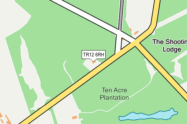 TR12 6RH map - OS OpenMap – Local (Ordnance Survey)