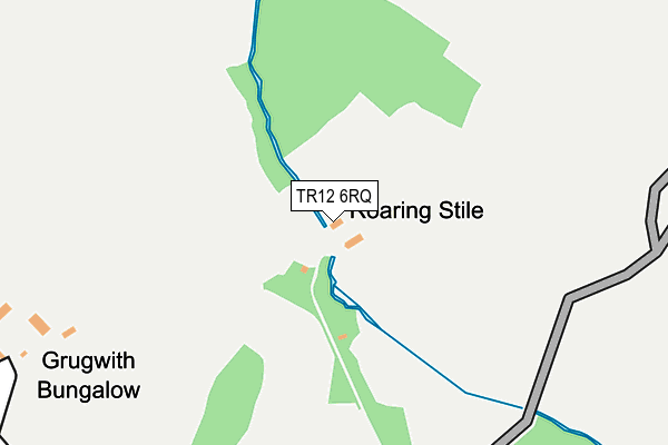 TR12 6RQ map - OS OpenMap – Local (Ordnance Survey)