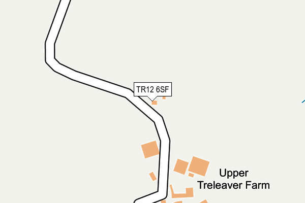 TR12 6SF map - OS OpenMap – Local (Ordnance Survey)