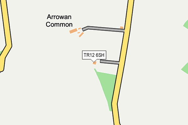 TR12 6SH map - OS OpenMap – Local (Ordnance Survey)