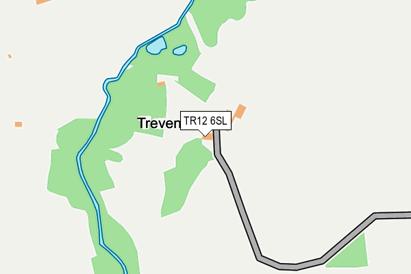 TR12 6SL map - OS OpenMap – Local (Ordnance Survey)