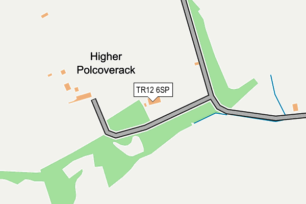 TR12 6SP map - OS OpenMap – Local (Ordnance Survey)