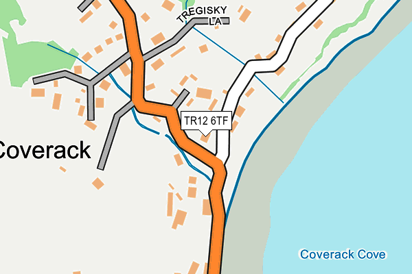 TR12 6TF map - OS OpenMap – Local (Ordnance Survey)