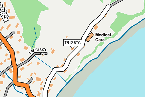 TR12 6TG map - OS OpenMap – Local (Ordnance Survey)