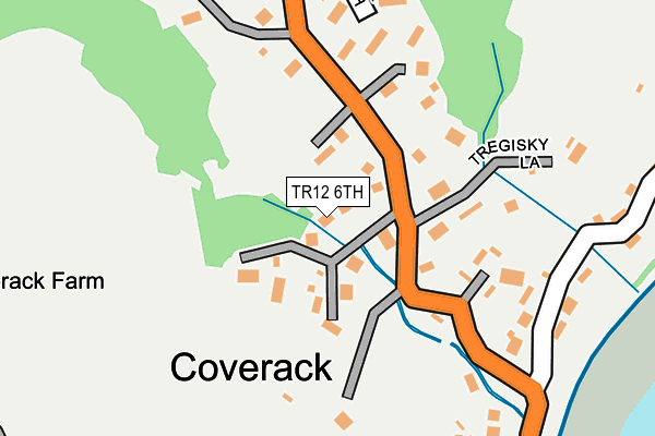 TR12 6TH map - OS OpenMap – Local (Ordnance Survey)