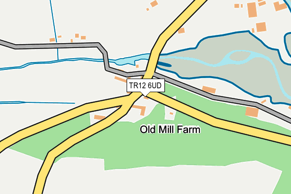 TR12 6UD map - OS OpenMap – Local (Ordnance Survey)