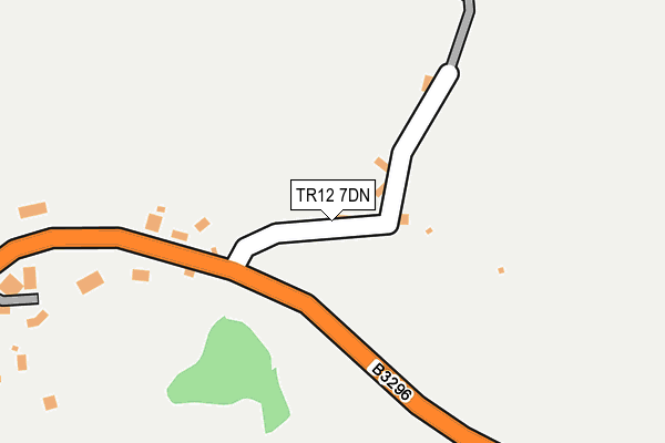 TR12 7DN map - OS OpenMap – Local (Ordnance Survey)
