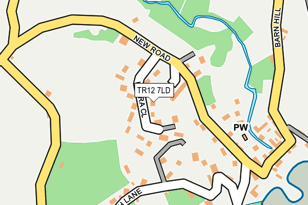 TR12 7LD map - OS OpenMap – Local (Ordnance Survey)