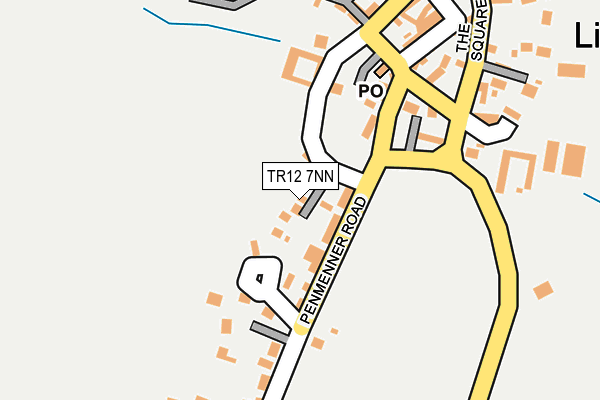 TR12 7NN map - OS OpenMap – Local (Ordnance Survey)