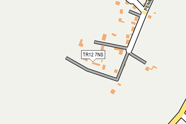 TR12 7NS map - OS OpenMap – Local (Ordnance Survey)
