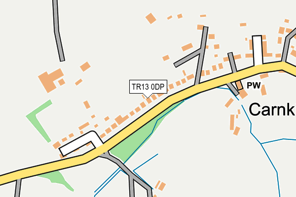TR13 0DP map - OS OpenMap – Local (Ordnance Survey)