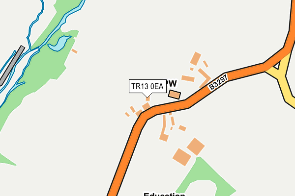 TR13 0EA map - OS OpenMap – Local (Ordnance Survey)
