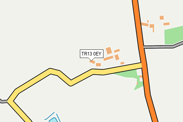 TR13 0EY map - OS OpenMap – Local (Ordnance Survey)