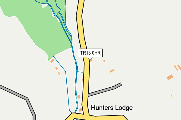 TR13 0HR map - OS OpenMap – Local (Ordnance Survey)