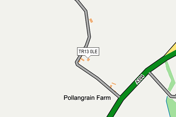 TR13 0LE map - OS OpenMap – Local (Ordnance Survey)