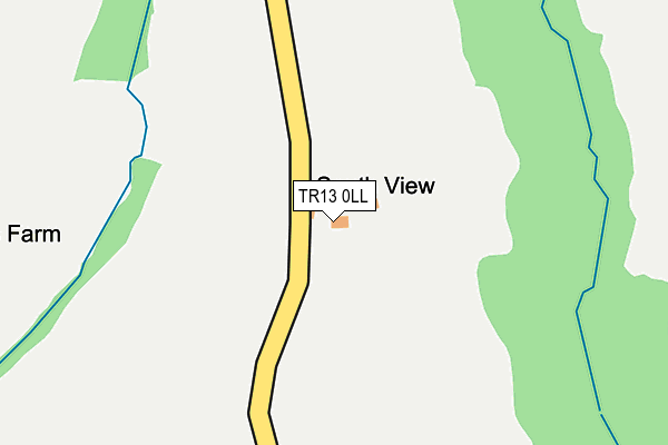 TR13 0LL map - OS OpenMap – Local (Ordnance Survey)