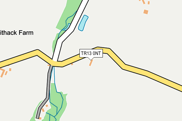 TR13 0NT map - OS OpenMap – Local (Ordnance Survey)
