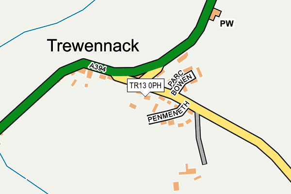 TR13 0PH map - OS OpenMap – Local (Ordnance Survey)