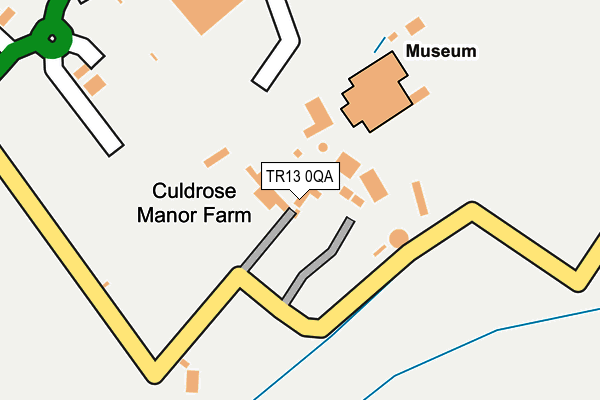 TR13 0QA map - OS OpenMap – Local (Ordnance Survey)