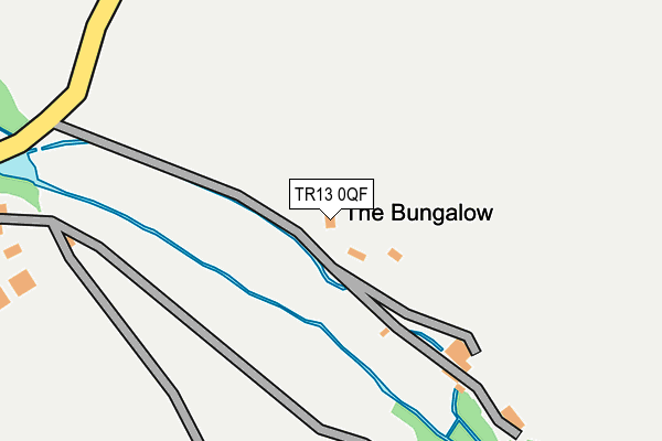 TR13 0QF map - OS OpenMap – Local (Ordnance Survey)
