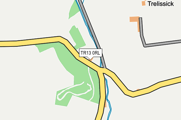 TR13 0RL map - OS OpenMap – Local (Ordnance Survey)