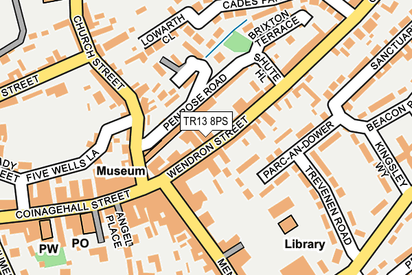 Map of COAST AND MOORS LTD at local scale