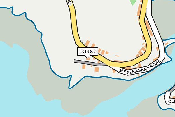 TR13 9JJ map - OS OpenMap – Local (Ordnance Survey)